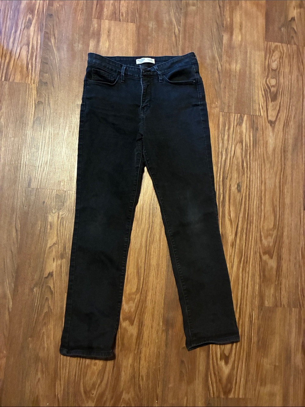 Signature by Levi Strauss Women's Black Straight Leg Jeans